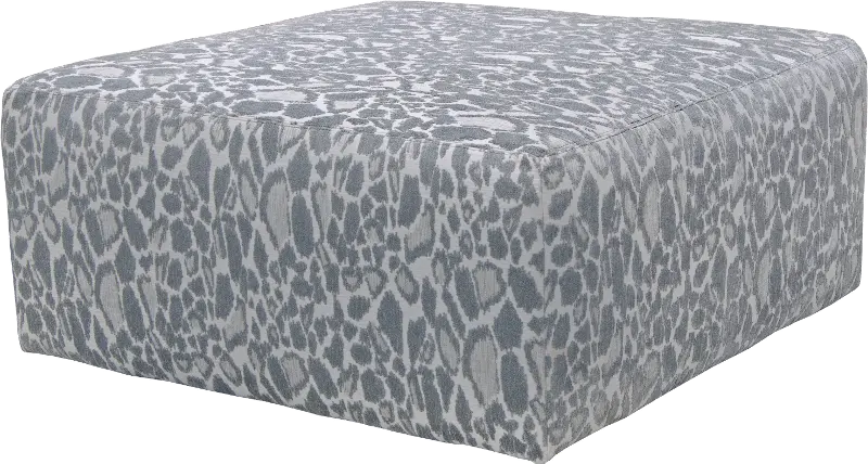 Lamar Gray Cocktail Ottoman