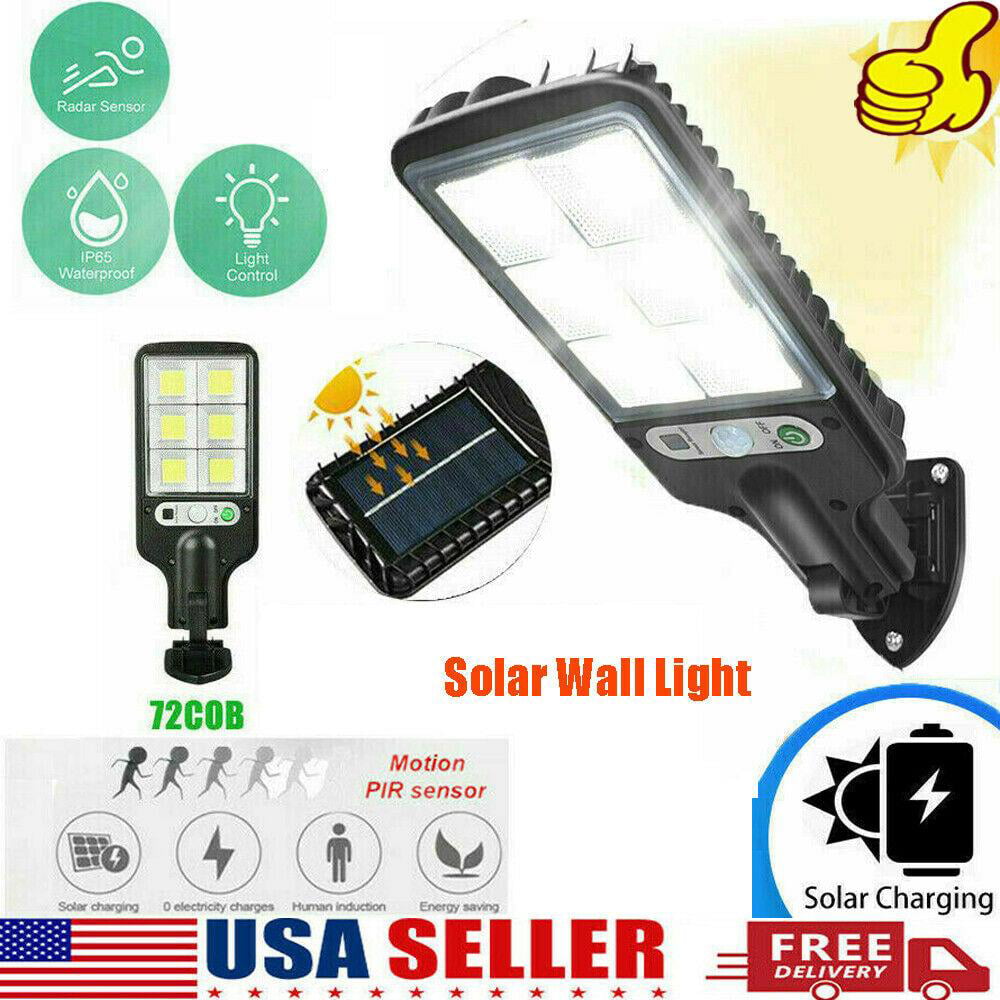 600W Solar Street Light，Solar Lights Outdoor Waterproof Solar Flood Light Security Wall Lamp Dusk to Dawn with Motion Sensor Remote Control for Park，Garden，Garage，Patio，Driveway