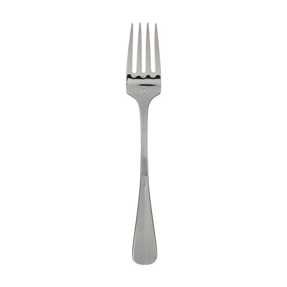 Oneida Baguette Silver 1810 Stainless Steel European Table Fork (12-Pack) T148FDIF