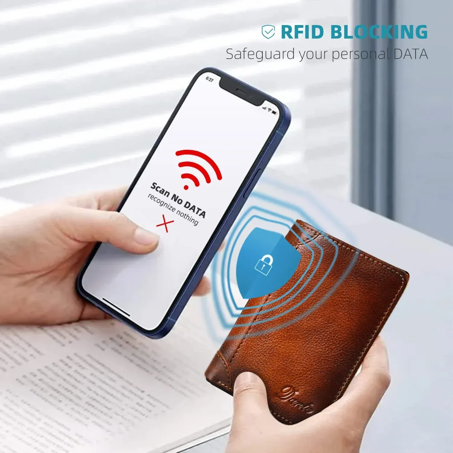 🎉  Promotion-49% OFF-🔒RFID🔒Genuine Leather Wallet for Men💰