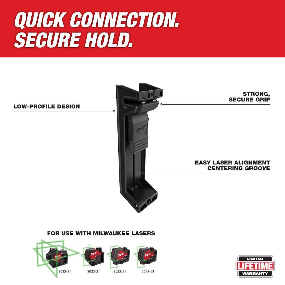 MW Green 100 ft. Cross Line and Plumb Points Rechargeable Laser Level with USB Lithium-Ion Battery Charger and Track Clip 3522-21-48-35-1313