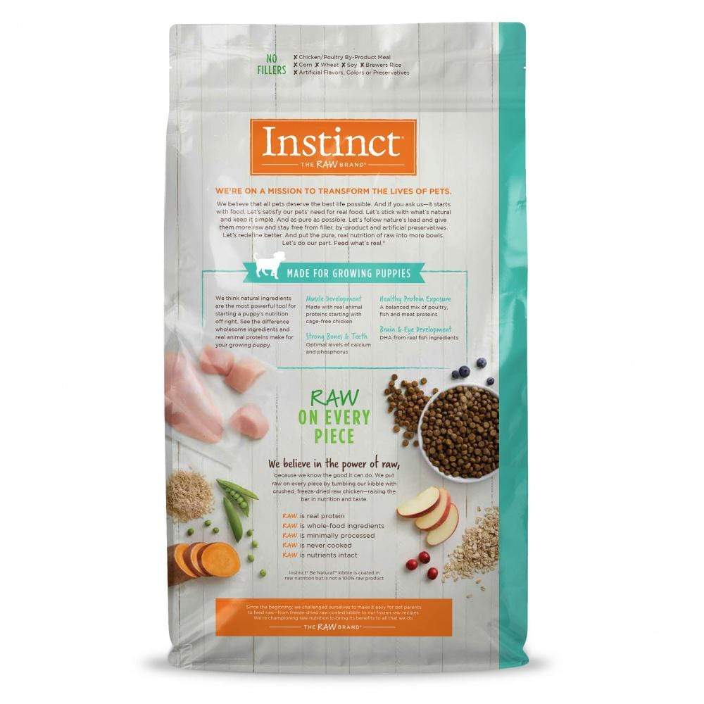 Instinct Be Natural Puppy Chicken and Brown Rice Recipe Dry Dog Food