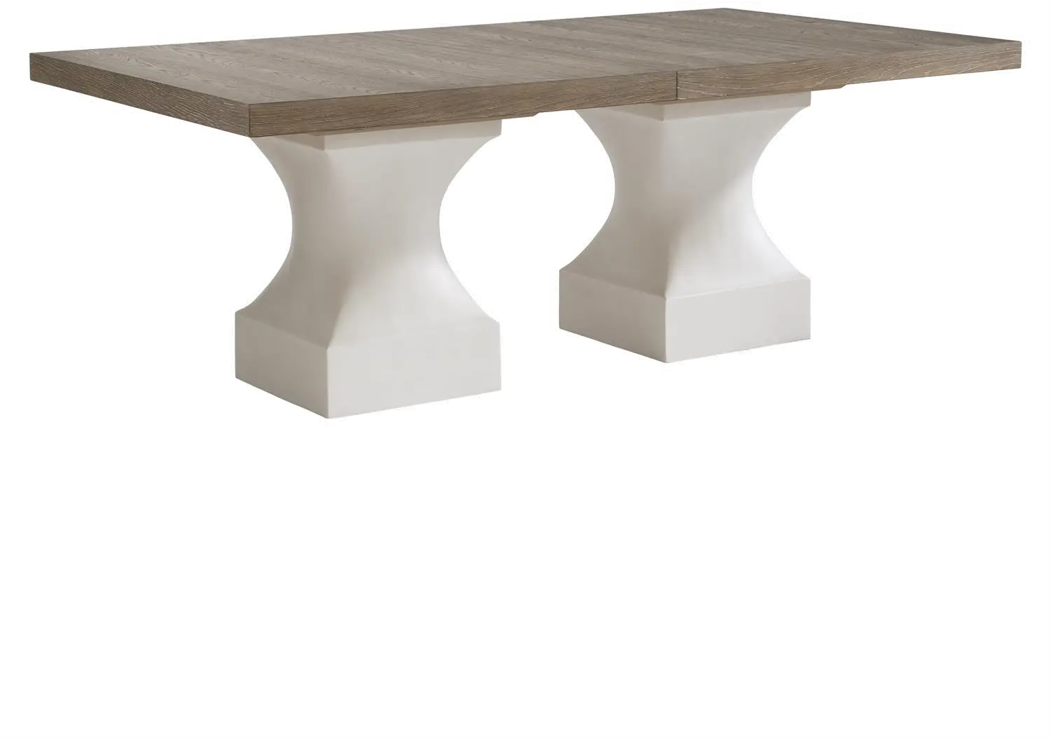 Aventura White and Sand Dining Table