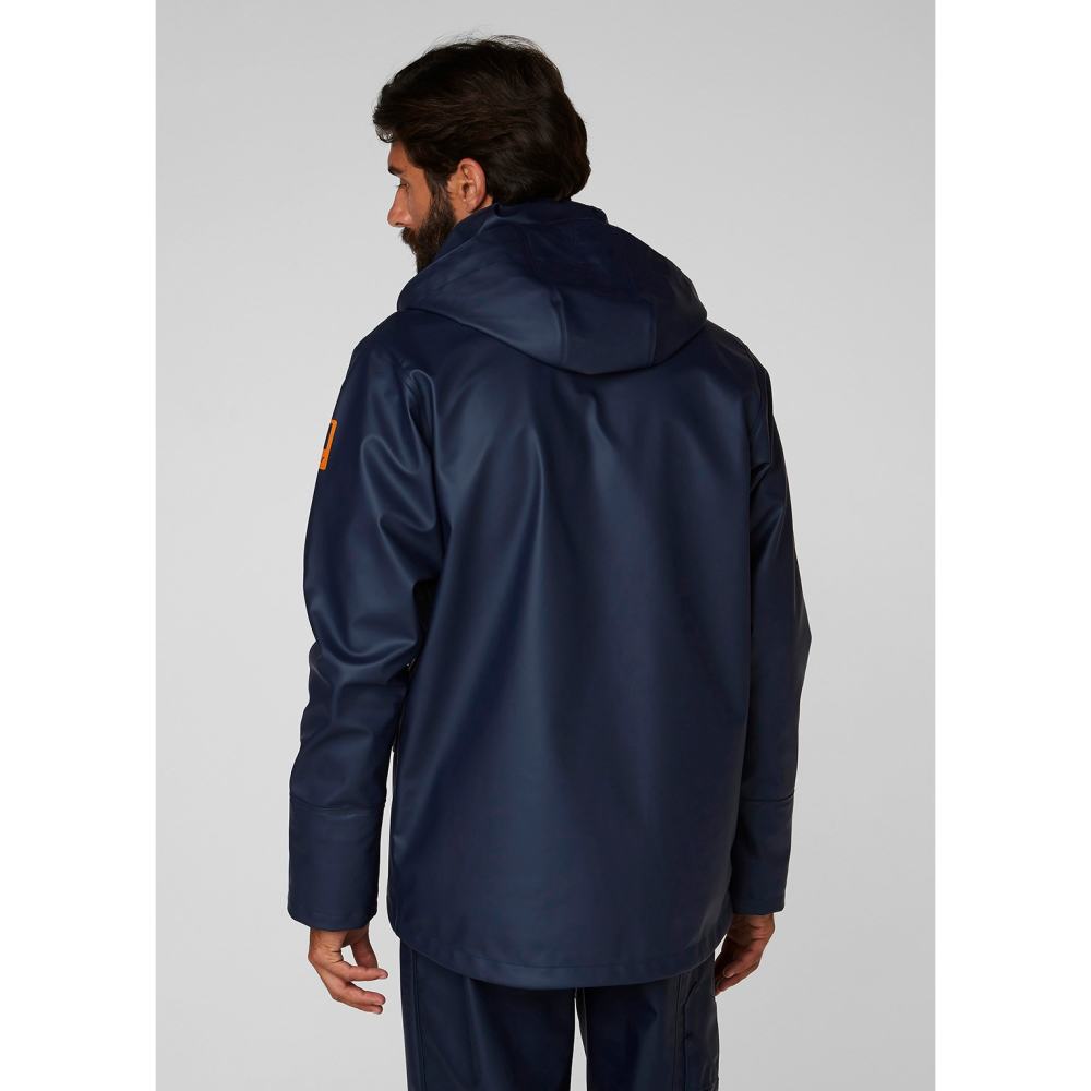 Helly Hansen PU Gale Waterproof Rain Jacket Navy Small ;