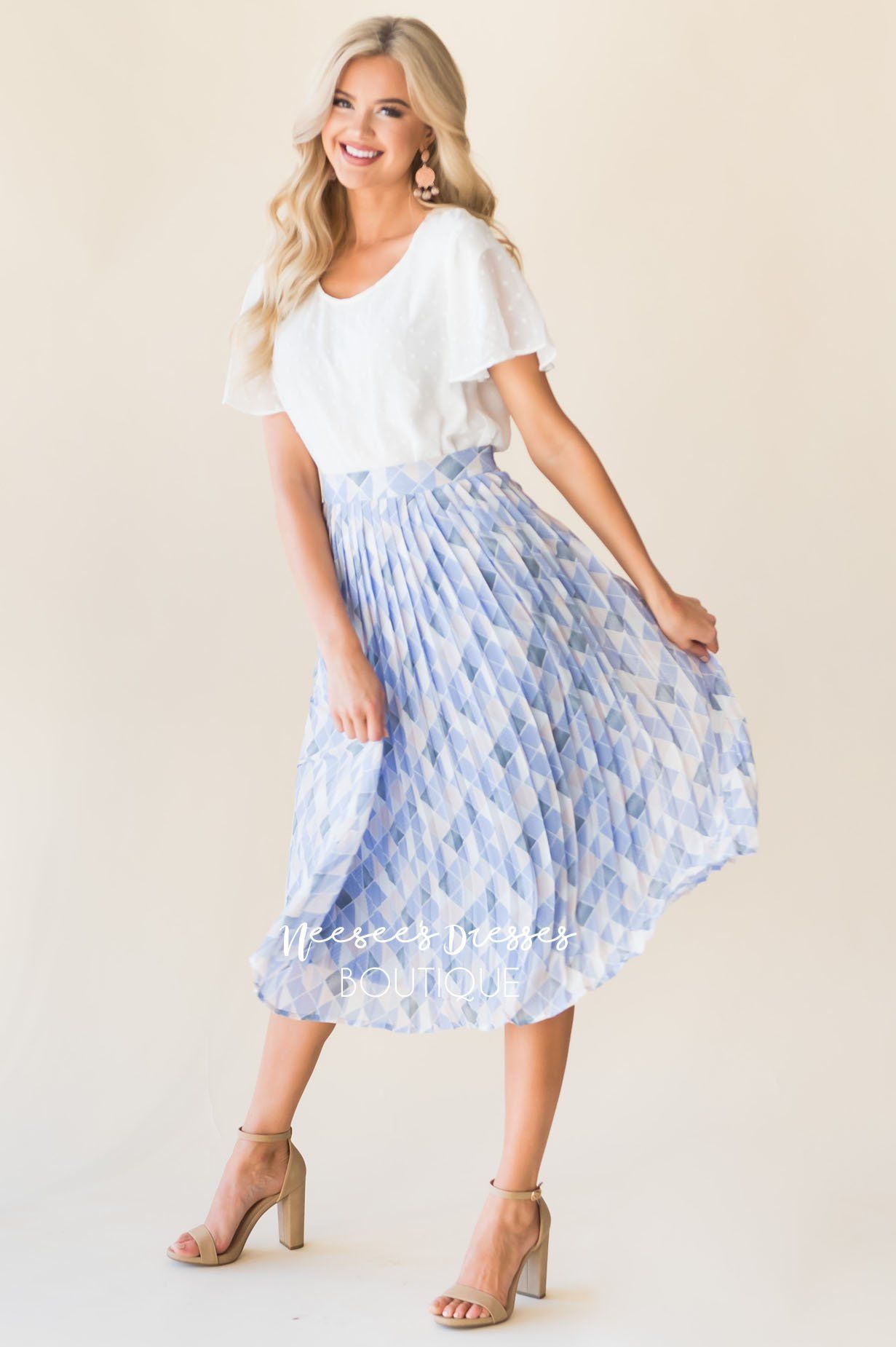 Better Together Pleated Skirt