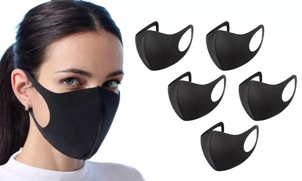 5 pcs Anti Dust Washable Face Cover with Ear Loops Face Covering