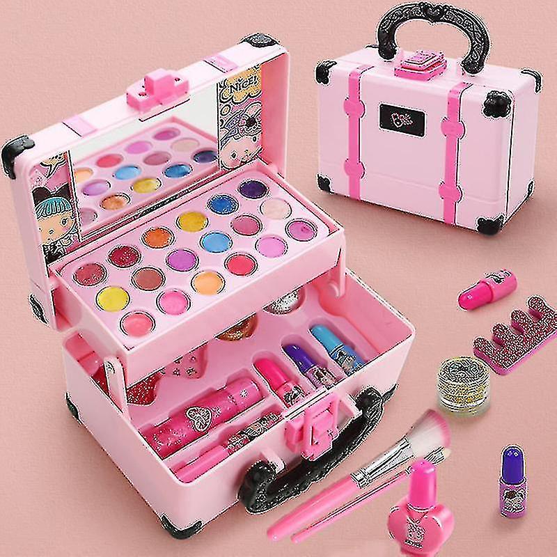 1set Kids Makeup Kit For Girl Safe Cosmetics Toys Set Cosmetics Playing Toys