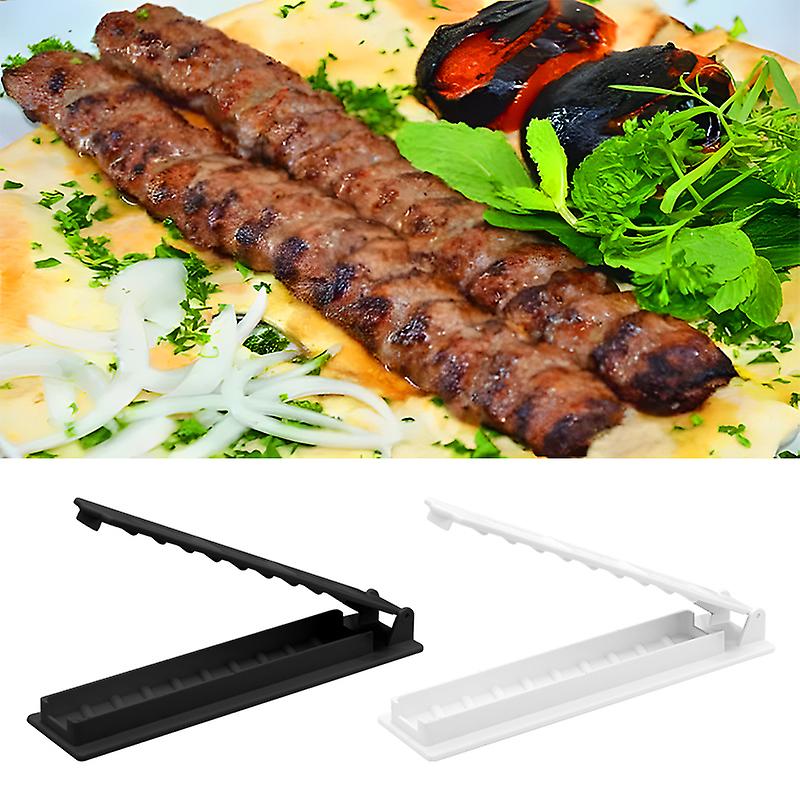 Single Row Kebab Maker Bbq Meat Skewer Machine Kebabpressmaker Reusable Plastic Bbq Skewer Maker  Kebab Preparation Bbq Tools