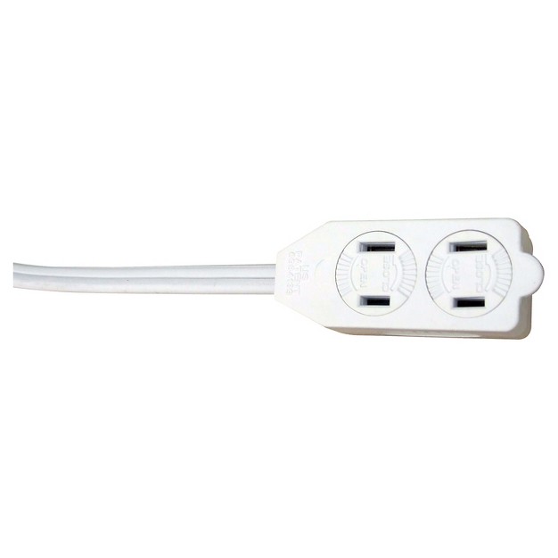 Woods 15 x27 Indoor Extension Cord White