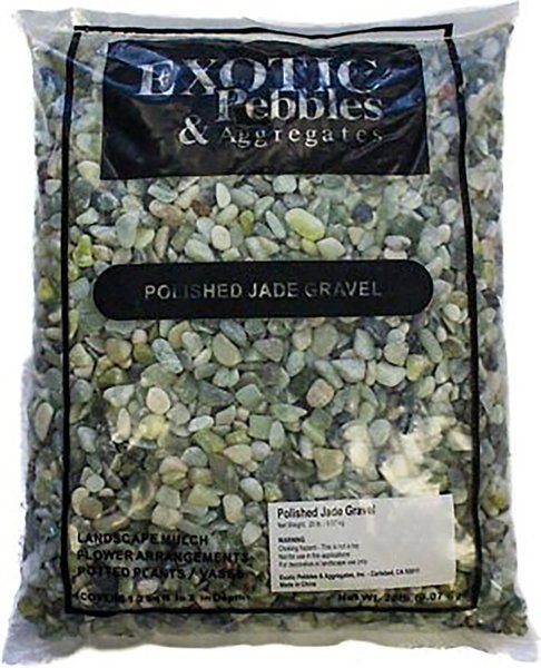 Exotic Pebbles Polished Jade Reptile and Terrarium Gravel