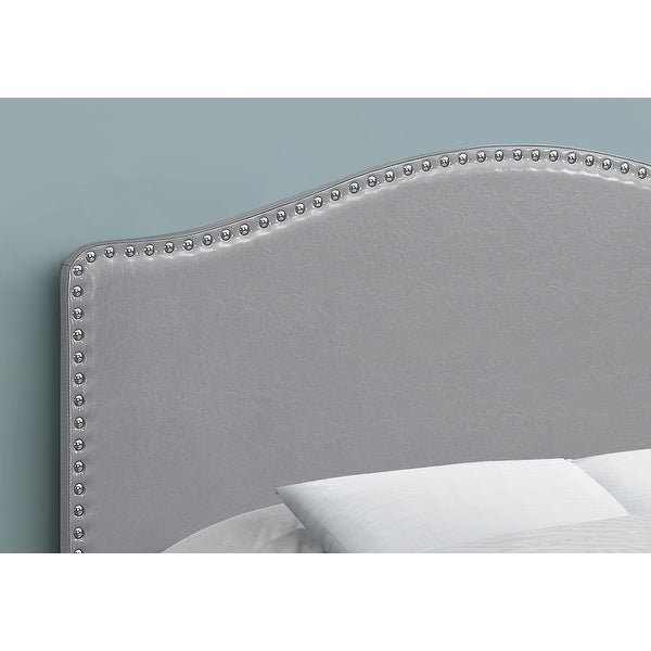 Bed， Headboard Only， Full Size， Bedroom， Upholstered Pu Leather Look， Transitional - - 31784744