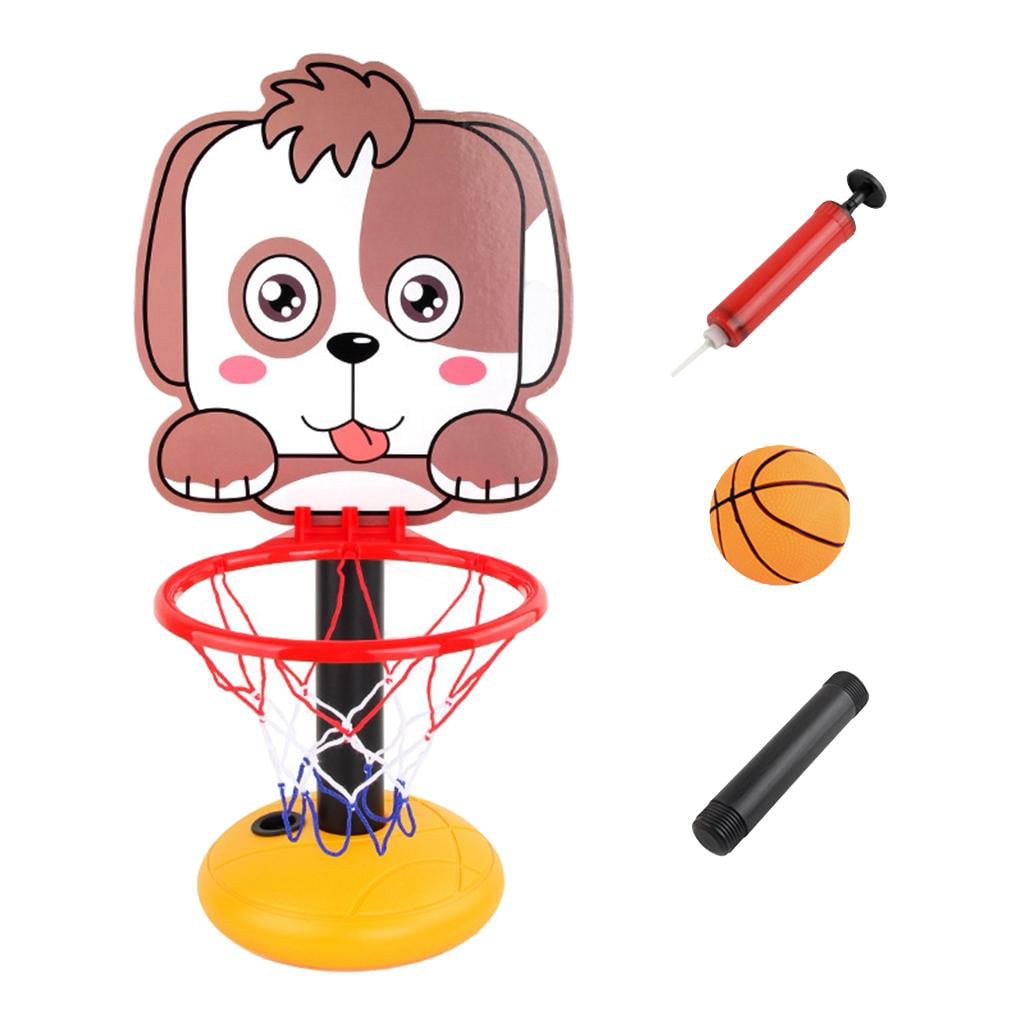 Adjustable Basketball Hoop Stand， Outside Toys Playing Set for