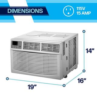 Arctic Wind 8000 BTU Window Air Conditioner with Remote Control in White 2AW8000DA