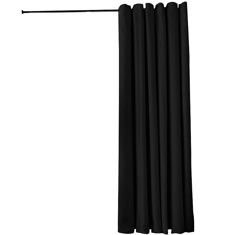 Premium Tension Rod Room Divider Curtain Kit for Room Partition