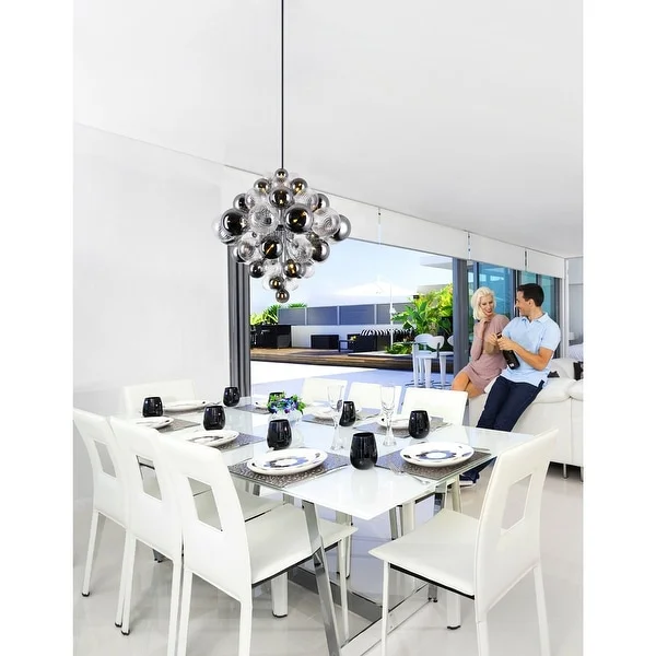 Pallocino 27 Light Chandelier With Chrome Finish