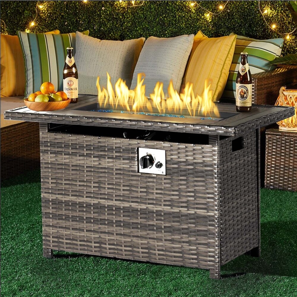 50000 BTU Outdoor Fire Pit Table 40 inch