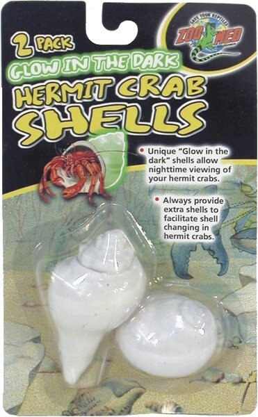 Zoo Med Glow in the Dark Hermit Crab Shells， 2 count