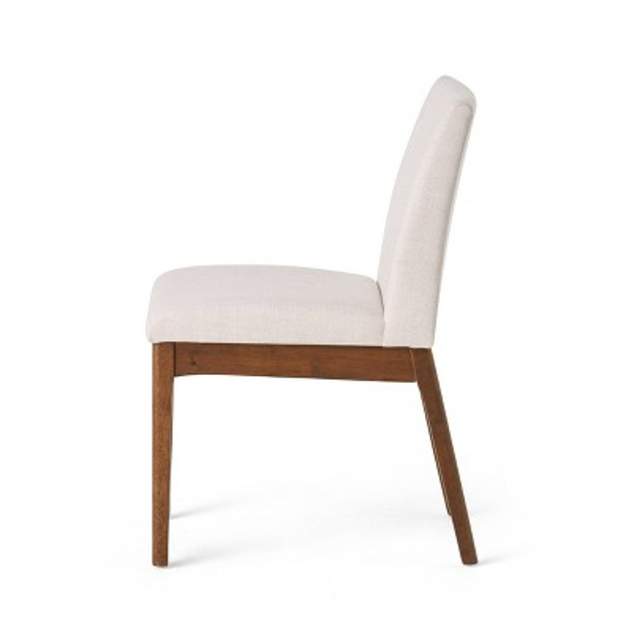 Set of 2 Kwame Dining Chair Beige/Walnut - Christopher Knight Home