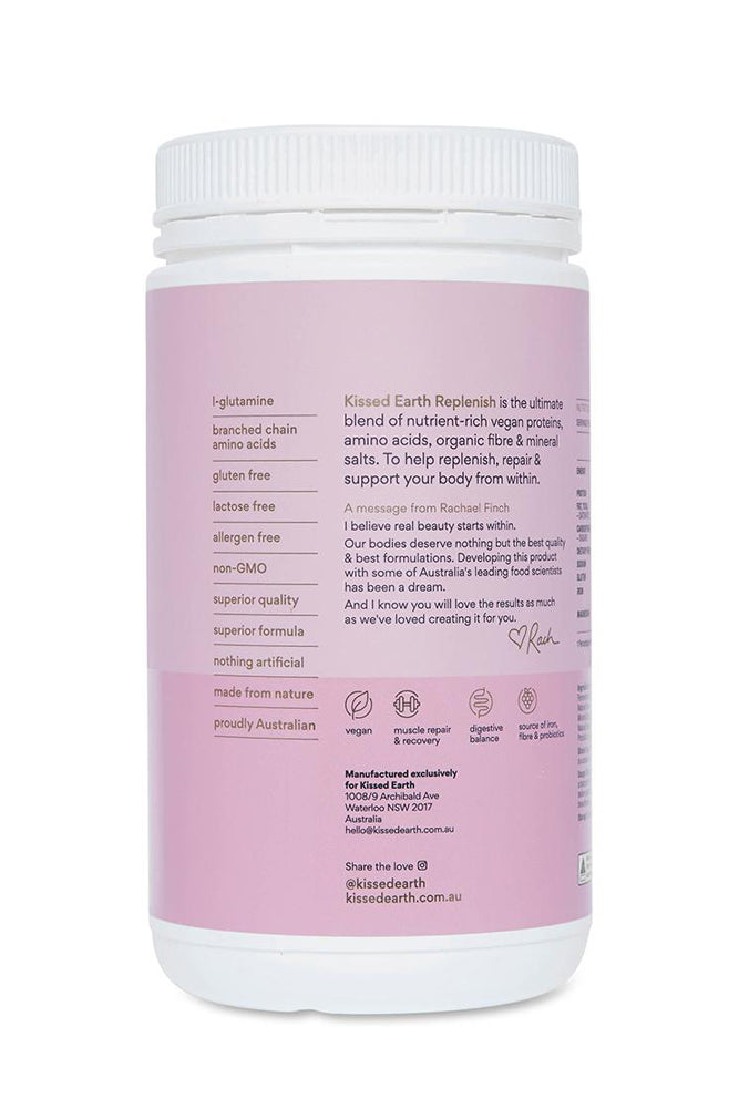 KISSED EARTH Replenish Protein Powder Vanilla 500g