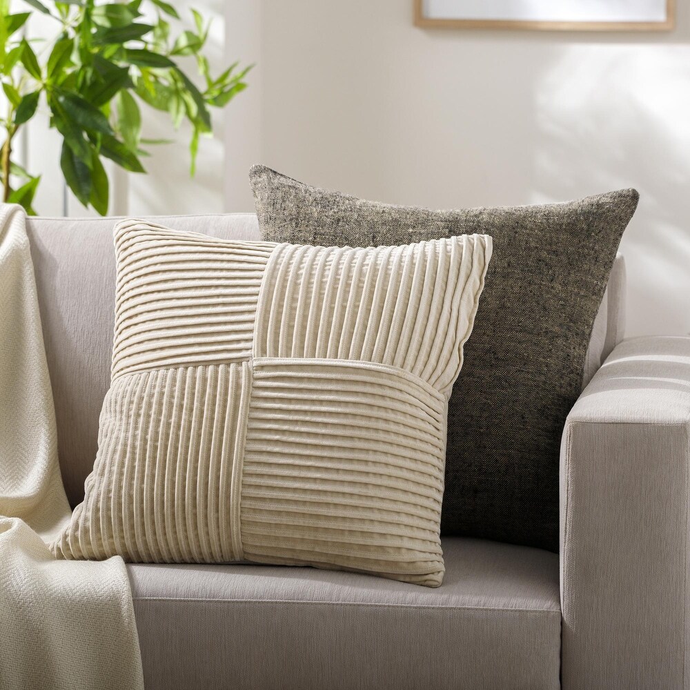 Maxence Modern   Contemporary Solid Color Throw Pillow