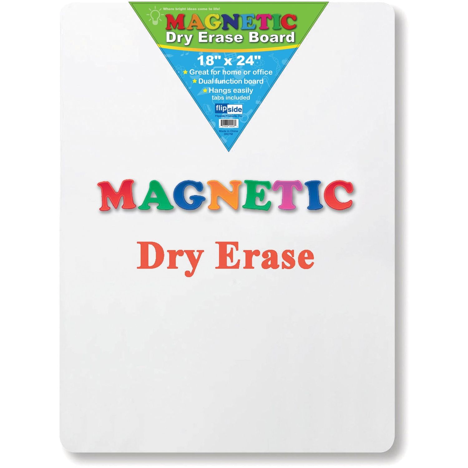 Magnetic Dry Erase Board by Flipside Products， Inc FLP10026