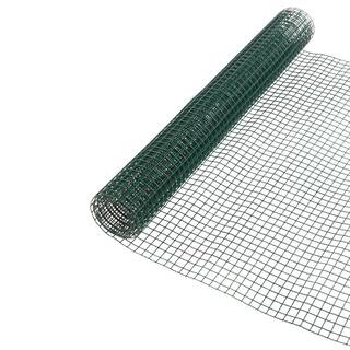 Everbilt 12 in. Mesh x 2 ft. x 5 ft. 19-Gauge Galvanized Steel Green PVC Coated Hardware Cloth 308253EB