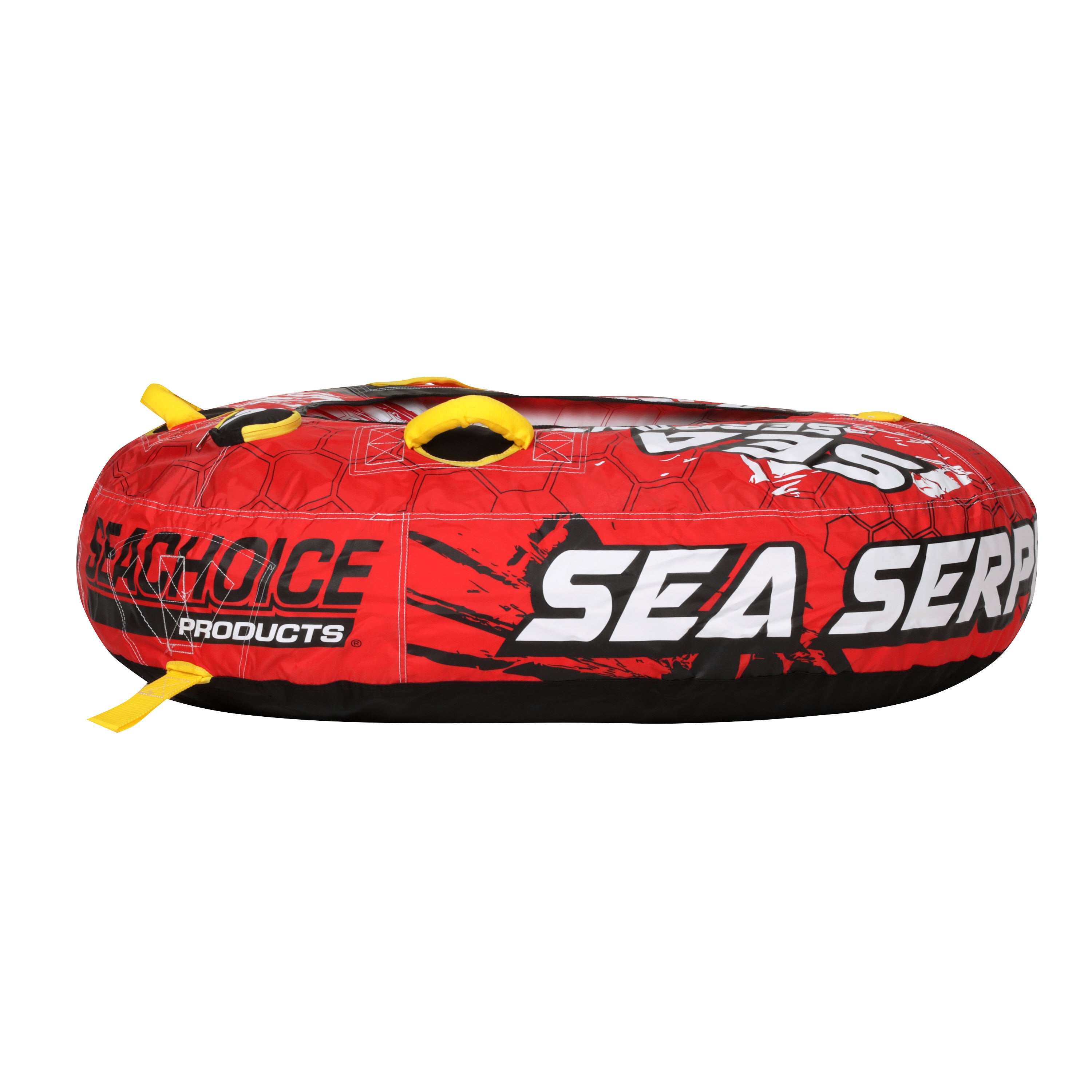 Seachoice Sea Serpent Towable Tube， Open Top Boat Tube w/ Reinforced Towing System， 1 Person， 50 In. X 48 In.