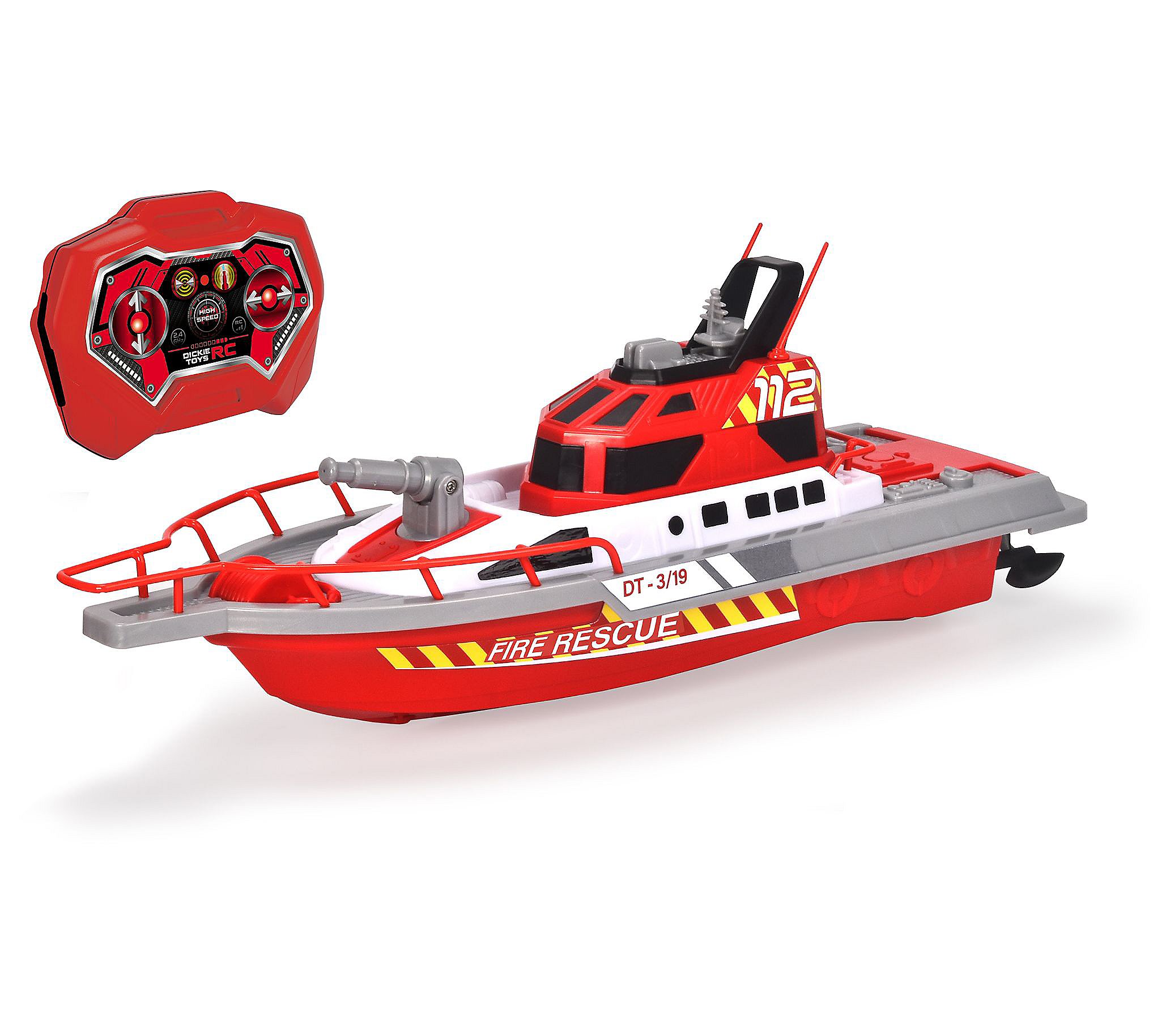 Dickie Toys HK 15 RC Rescue Boat With Working Water Pump