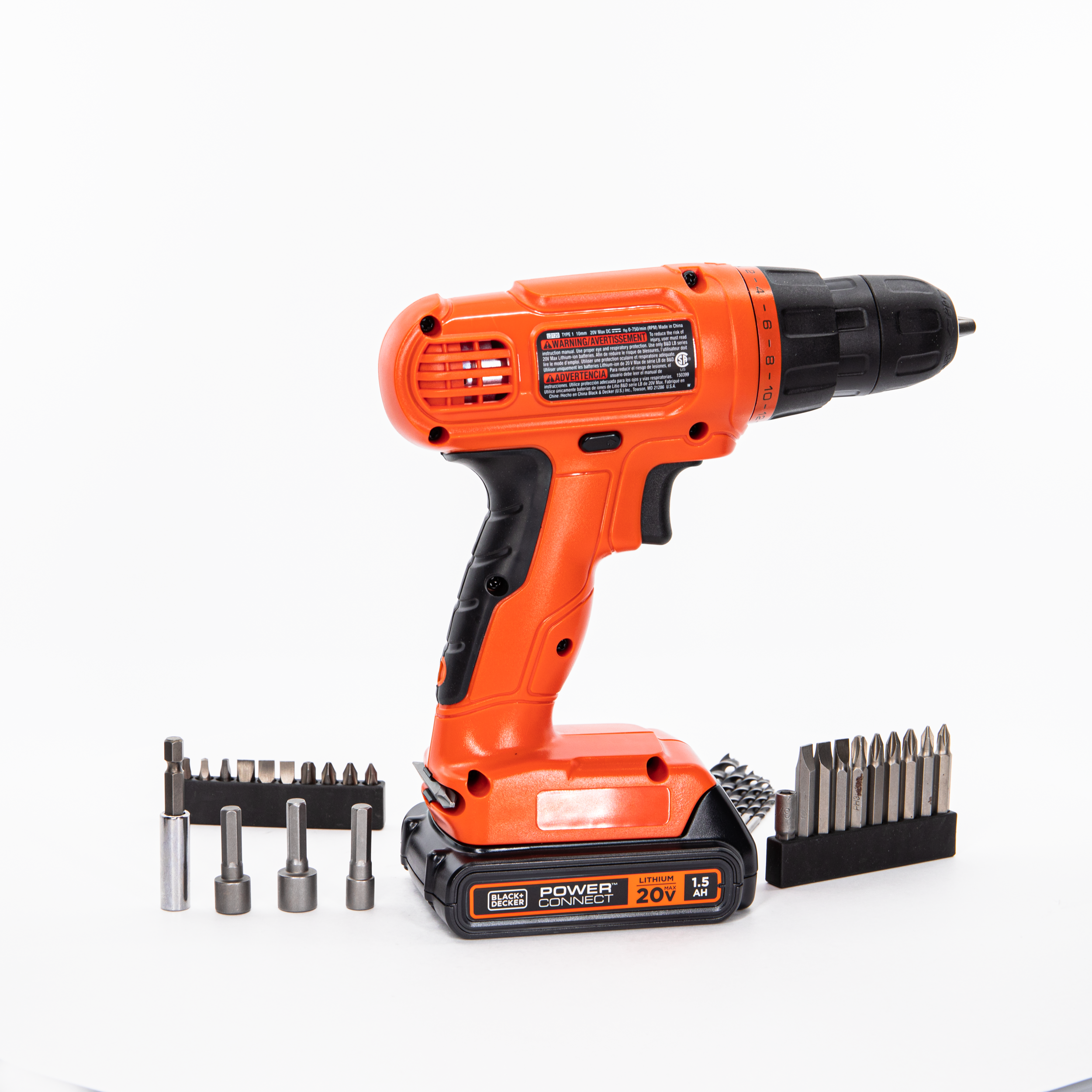 20V MAX* POWERCONNECT™ Cordless Drill/Driver + 30 Pc. Kit