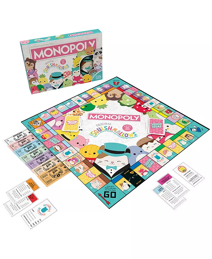 USAopoly Monopoly Game Original Squishmallows Collectors Edition