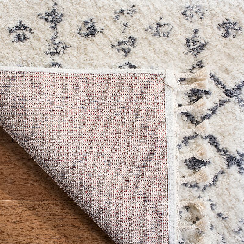 Safavieh Berber Olivia Rug Cream/Dark Gray