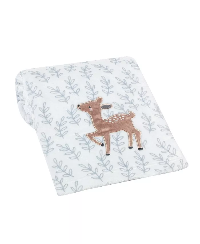 Bedtime Originals Deer Park Gray Baby Blanket