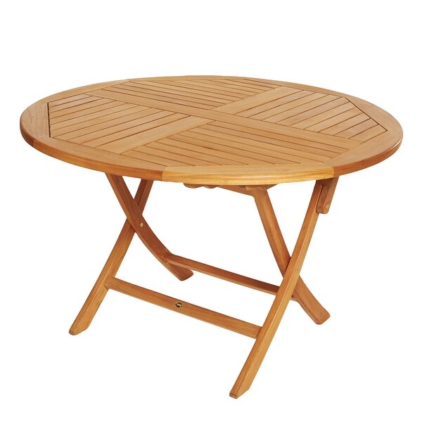 Teak Folding Classic Dining Table