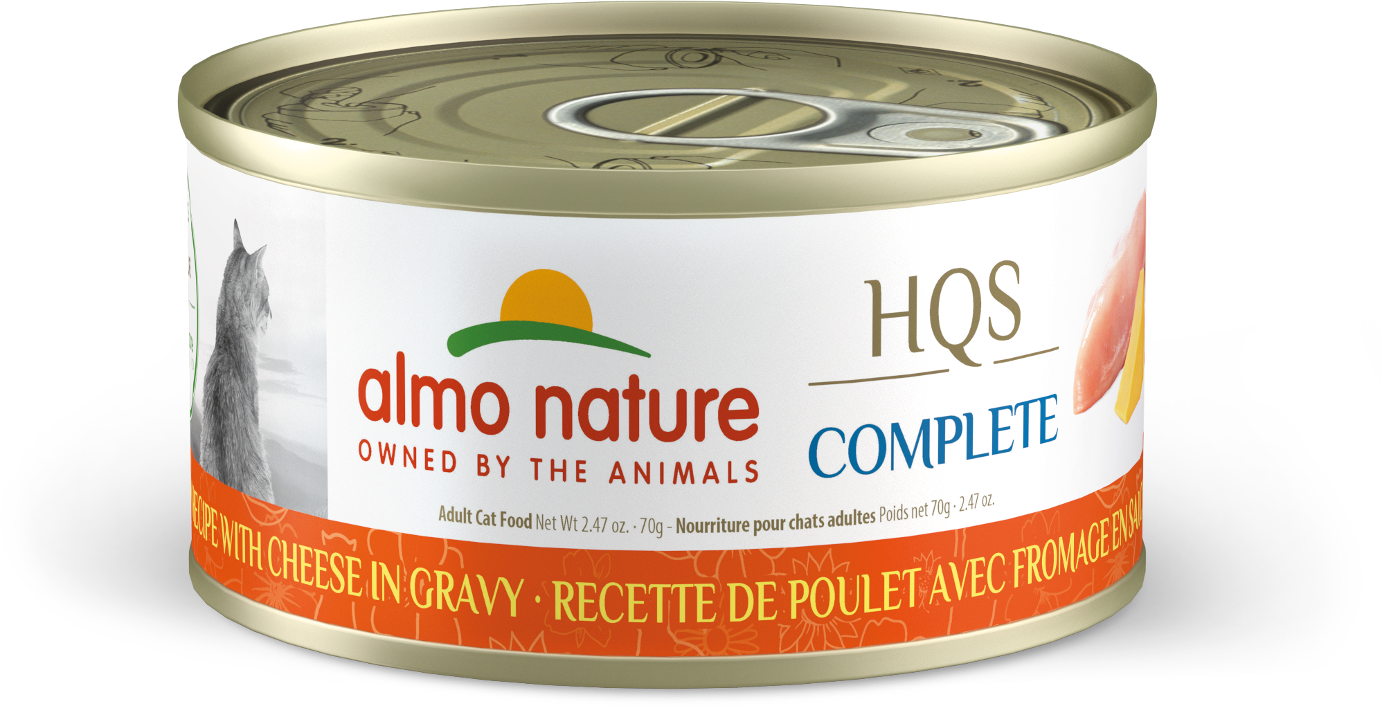 Almo Nature Complete Chicken  Cheese Canned Cat Food