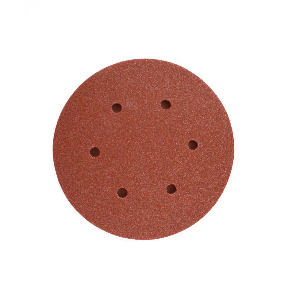 DIABLO 6 in. 100-Grit Random Orbital Sanding Disc with Hook and Lock Backing (10-Pack) DCD060100H10G