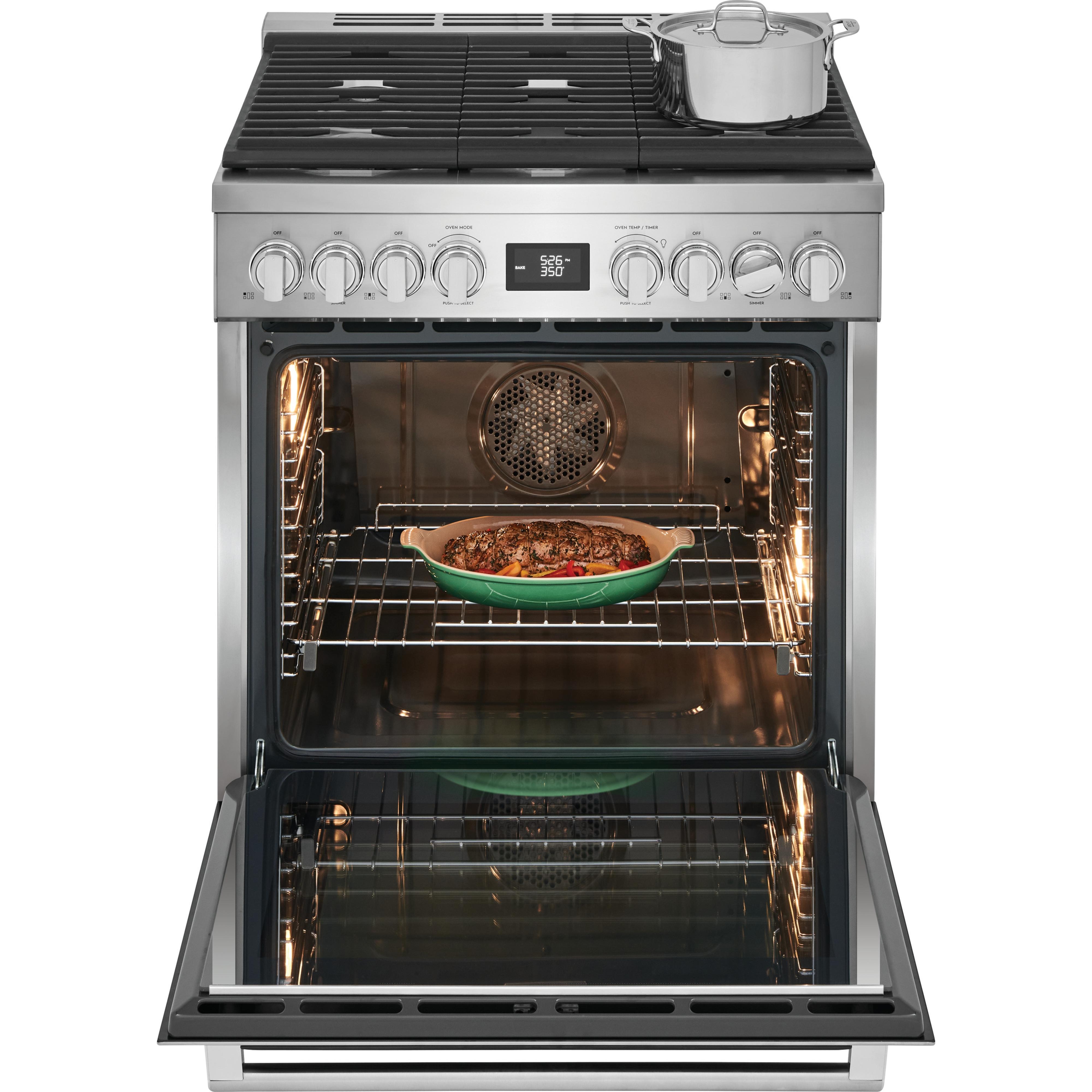 Electrolux 30-inch Dual-Fuel Freestanding Range ECFD3068AS