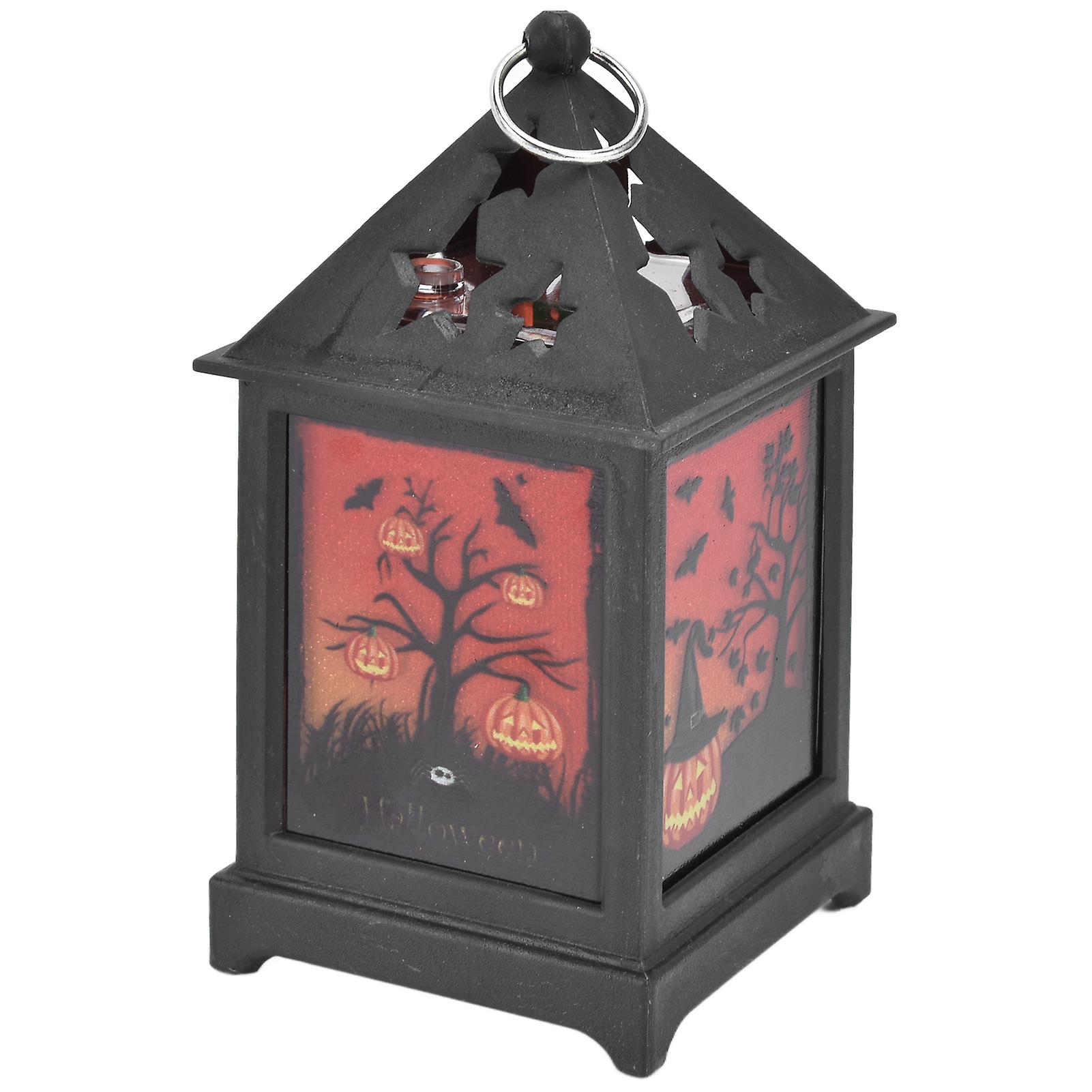 Halloween Lantern Led Halloween Night Light Portable Flame Lamp For Festival Decorationpumpkin