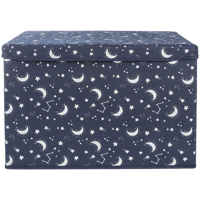 Sammy and Lou Constellation Navy and White Felt Toy Box