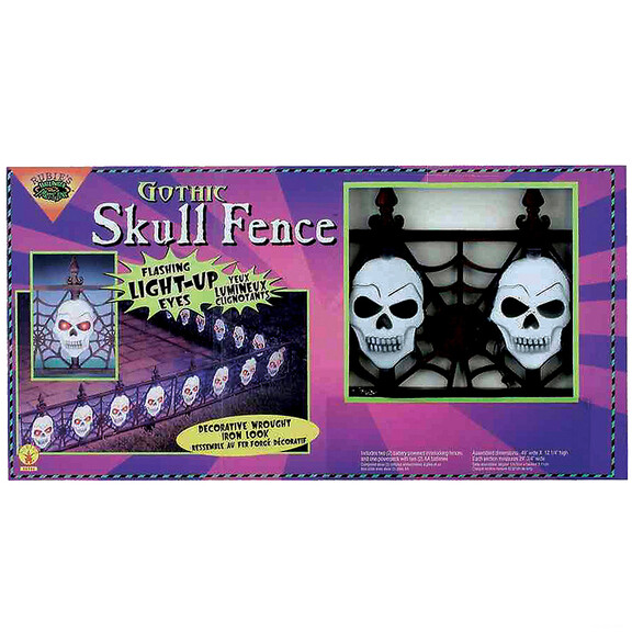 Morris Costumes FM58468 Gothic Skull Light Up Fenc...