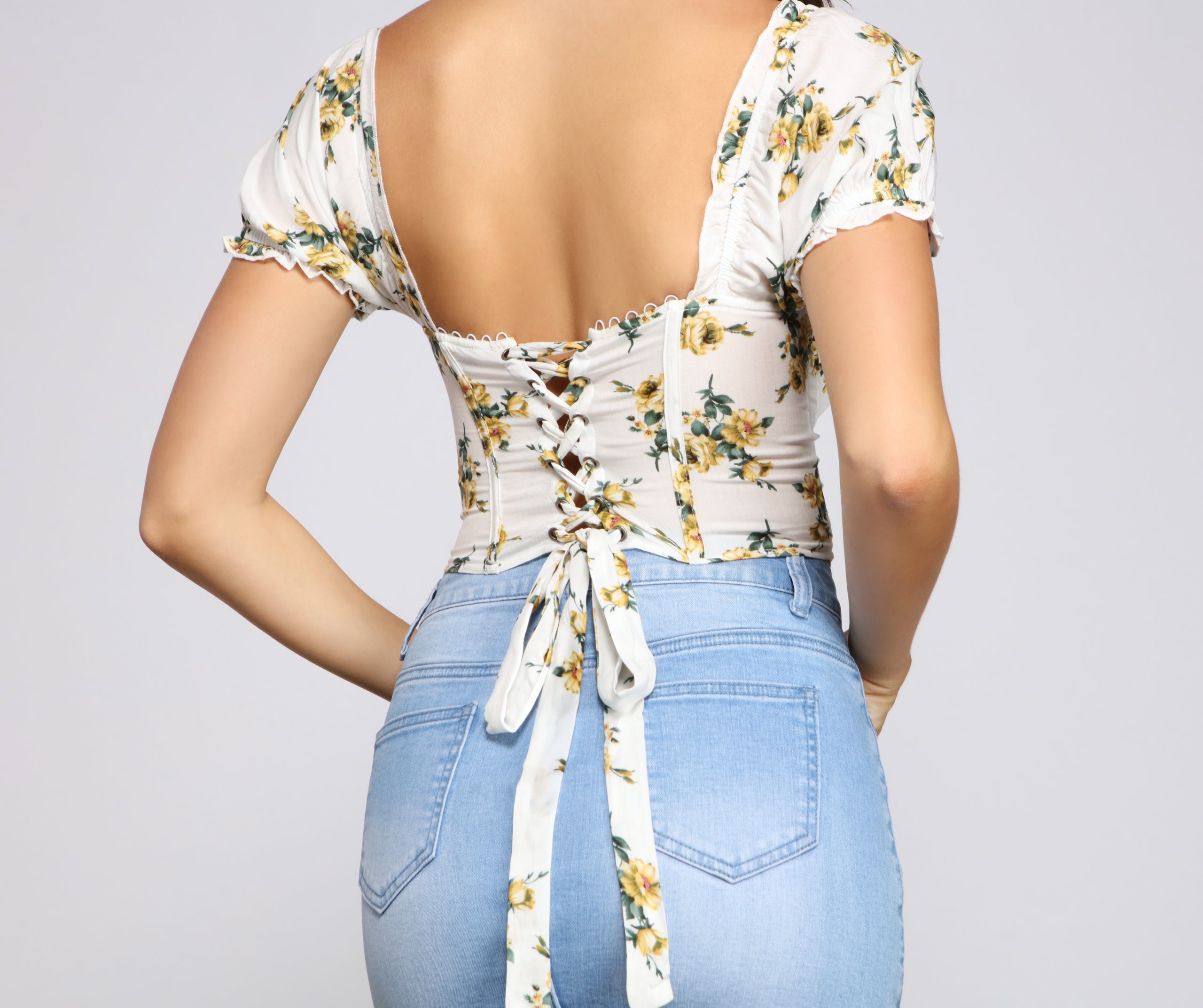 Blooming Beauty Floral Corset Top