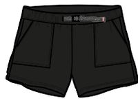 Del Sur Organic Cotton Short - True Black