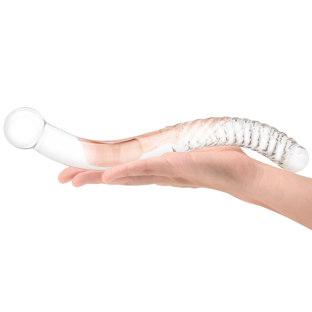 gläs 11 Inch Double Ended Pelvic Wand Dildo