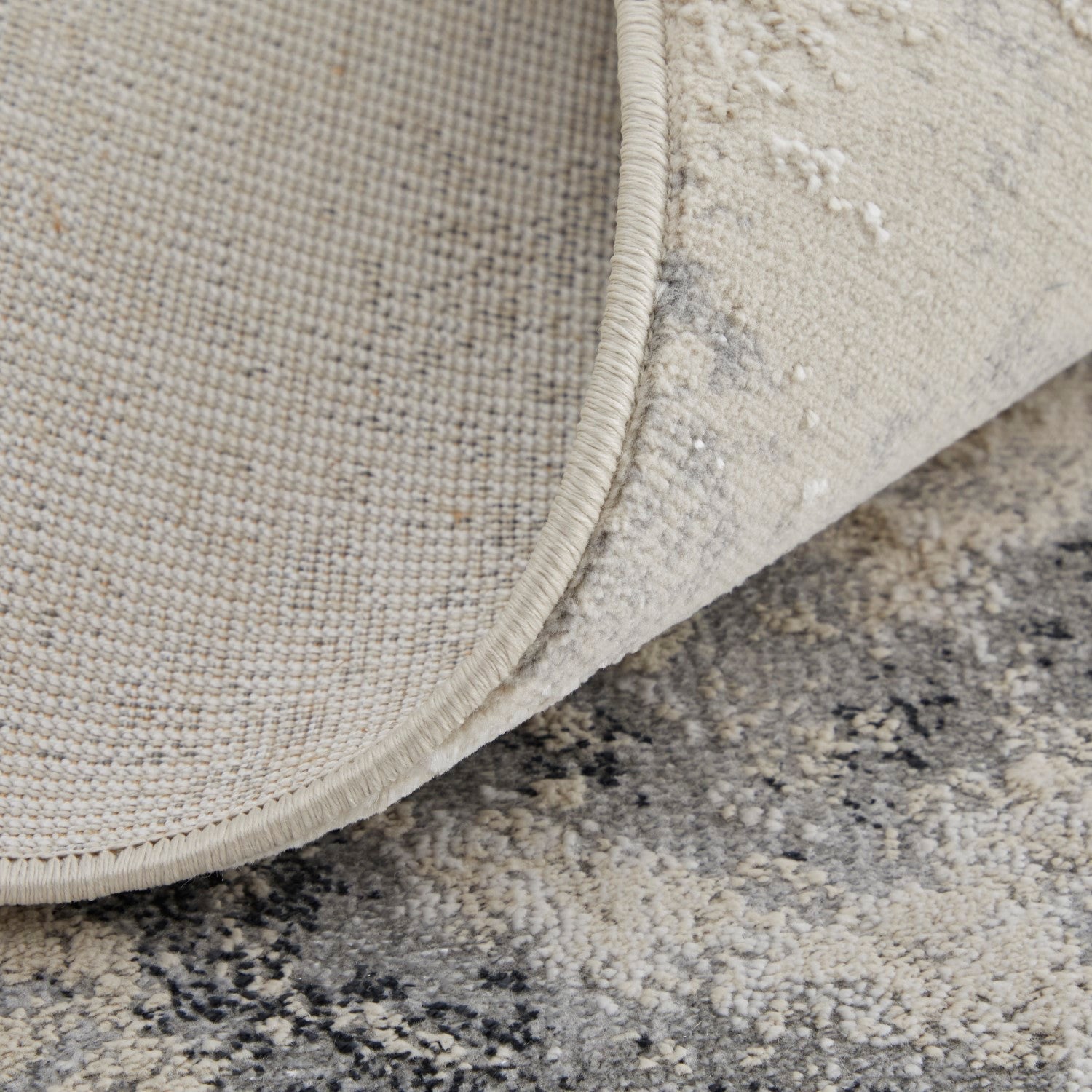 Oria Abstract Gray / Beige Rug