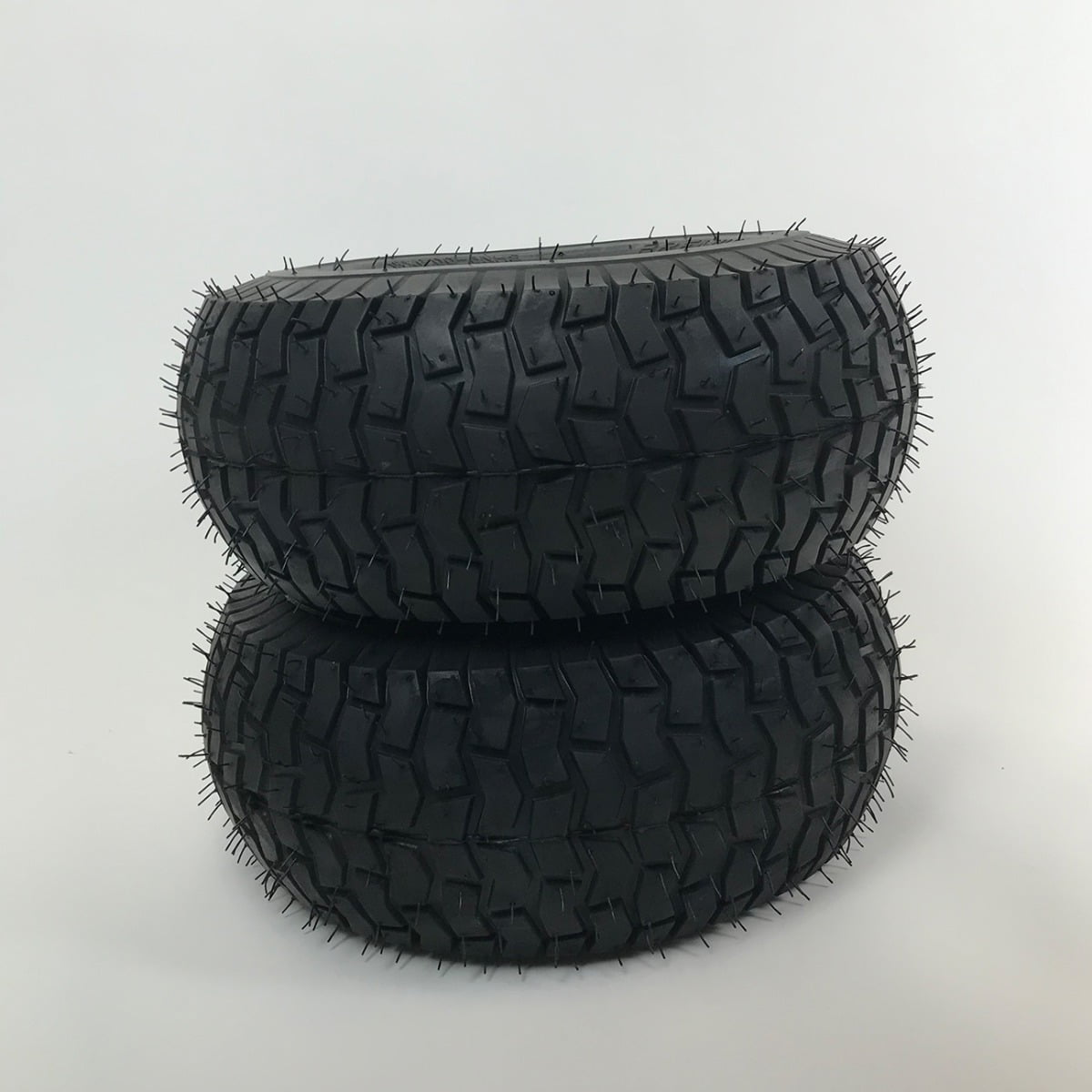 Set of 2 - 15x6.00-6 Lawn Mower Tire and Rim - Fits on 3/4 Inch Axle