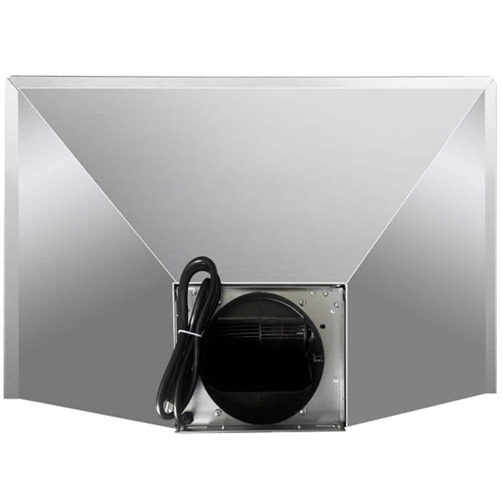 Cavaliere 30 in Under Cabinet Range Hood in Stainless Steel with Aluminum Mesh Filters LED lights Push Button Control