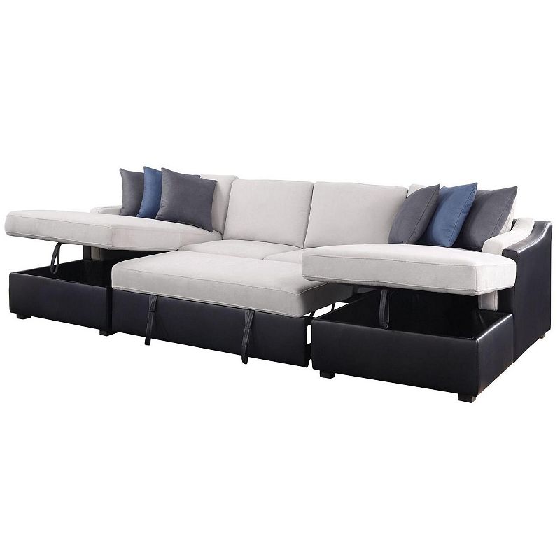 F.c Design Sectional Sofa With Sleeper