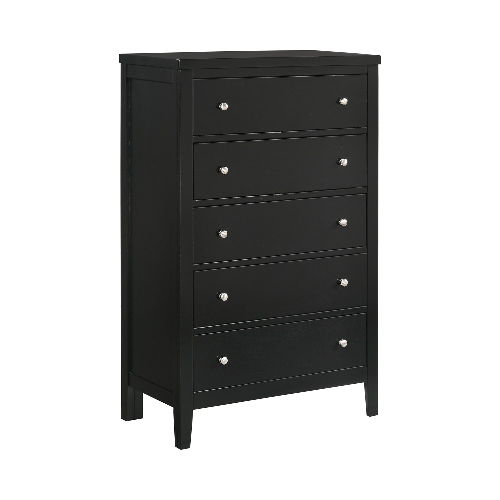 Carlton 5-drawer Rectangular Chest Black