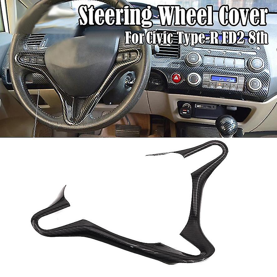 Car Steering Wheel Frame Cover Decoration Sticker For Type-r Fd2 8th 2006- 2011