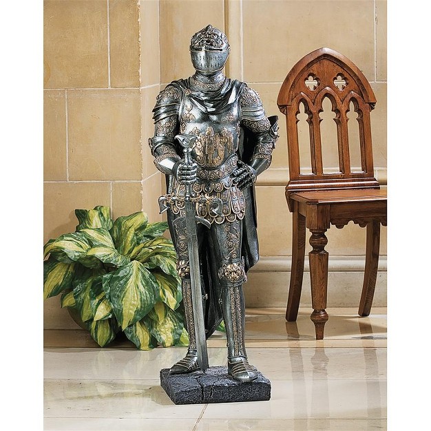 Design Toscano The King x27 s Guard Sculptural Half scale Knight Replica