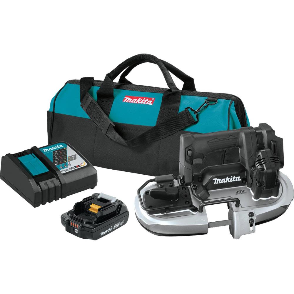 Makita 18V LXT Sub-Compact Li-Ion Cordless Bandsaw Kit Brushless XBP05R1B from Makita